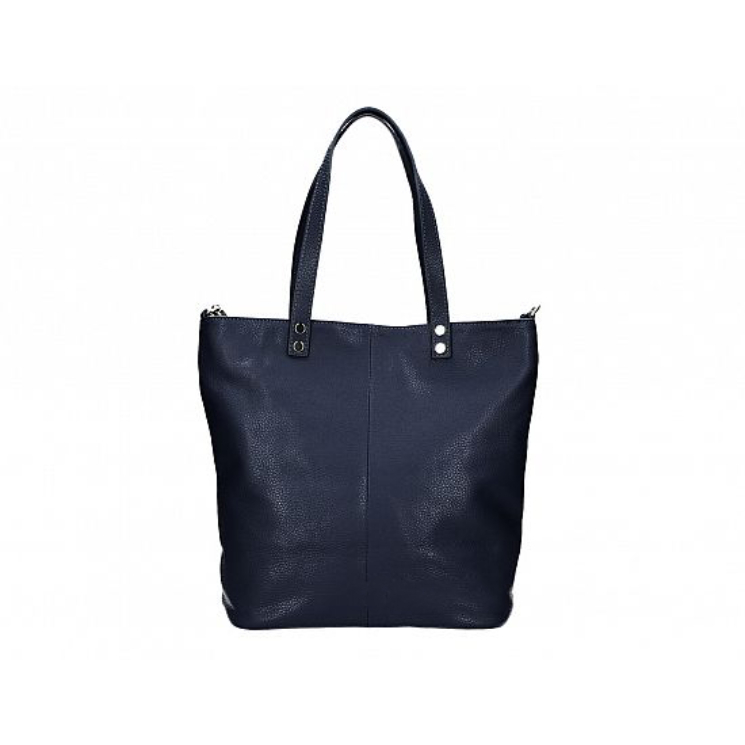 Pravá kožená dámska taška navy blue S7190 BlueNavy