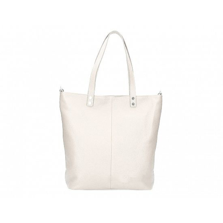 Pravá kožená dámska kabelka béžová S7190 Beige