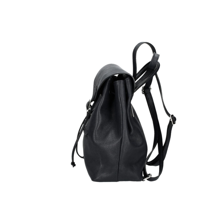 Pravý kožený dámsky batoh navy blue S7223 BlueNavy