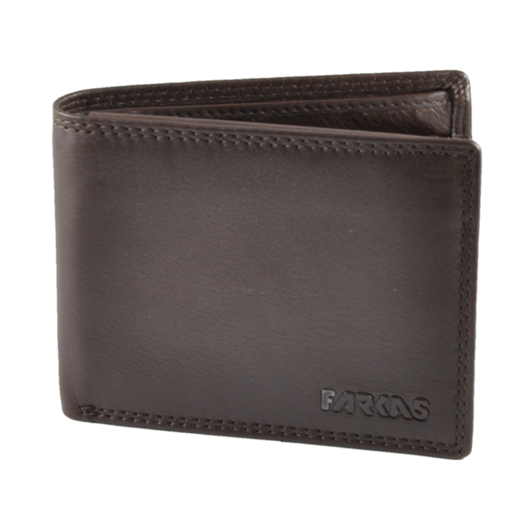 Pánska kožená peňaženka hnedá s ochranou RFID 301 Brown
