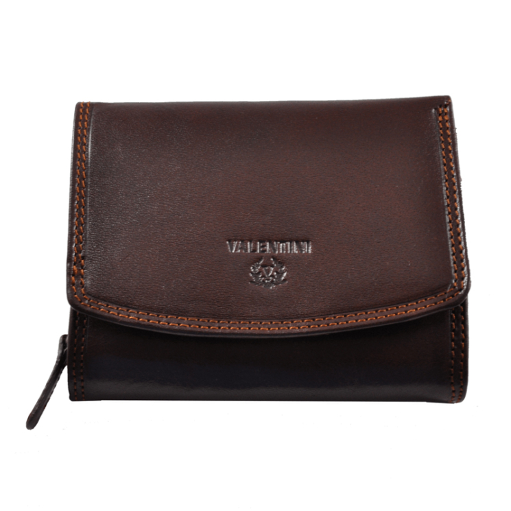 Emporio Valentini kožená dámska peňaženka 563586 Brown