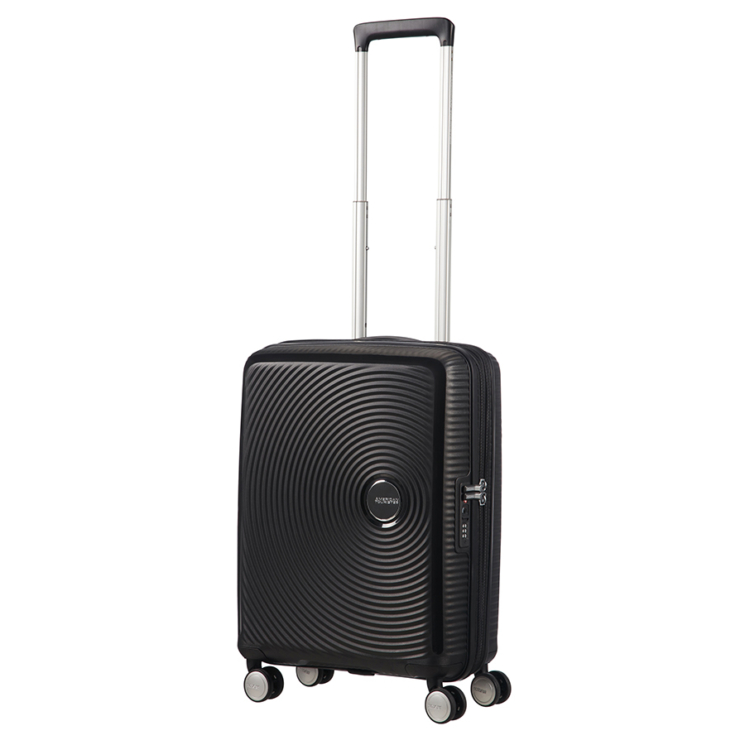 Kufrík American Tourister Soundbox 55, čierny