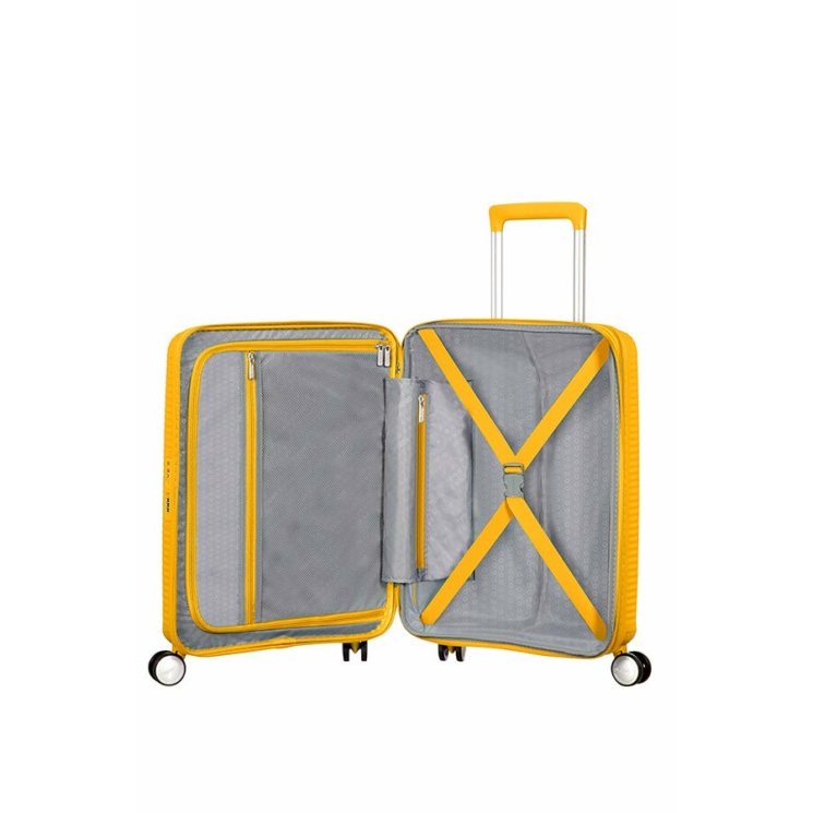 Rozšíriteľný kufor American Tourister Soundbox Spinner 55