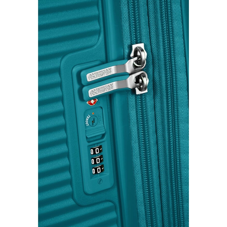 Rozšíriteľný kufor American Tourister Soundbox Spinner 55
