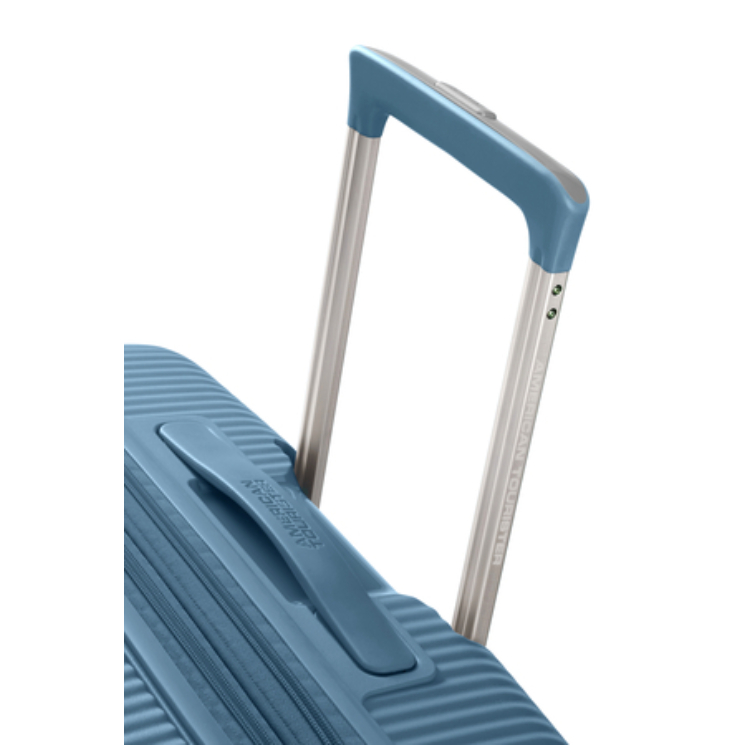 American Tourister Soundbox 55 Bőrönd StoneBlue