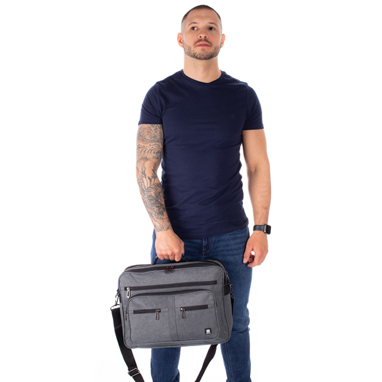 Pánska taška cez rameno AdventureR Dark Blue AT501-blue