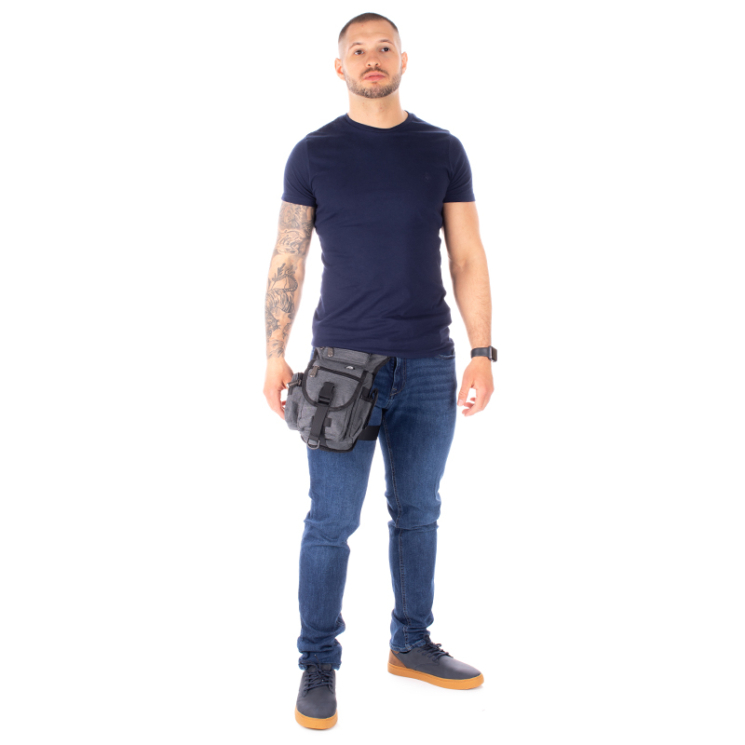Taktická taška na stehno Adventurer AT5110 Šedá