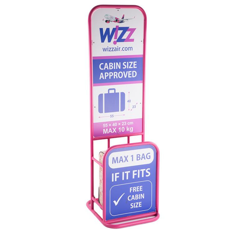 Kvetinový kufor veľkosti kabíny WIZZAIR RYANAIR veľkosť