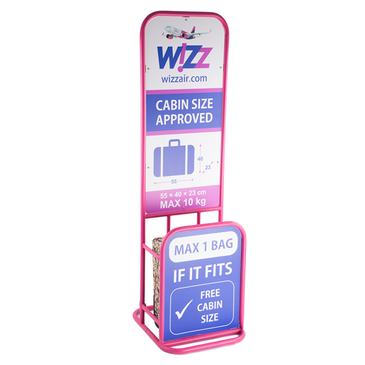 Kvetinový kufor veľkosti kabíny NEW WIZZAIR RYANAIR veľkosť