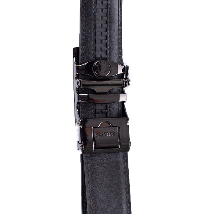 Elegantný pánsky opasok s automatickým zapínaním, 125 cm
