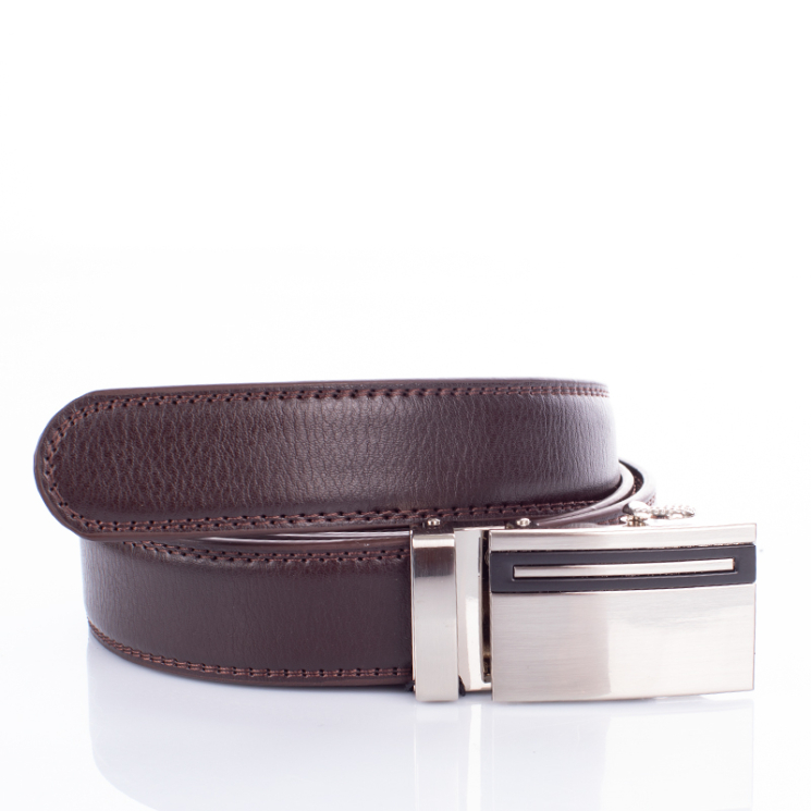 Ramsey London automatic Pánsky kožený opasok čierny 88018 hnedý 130cm