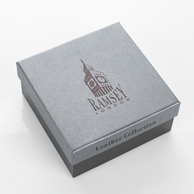 Ramsey London automatic Pánsky kožený opasok čierny 88018 hnedý 130cm