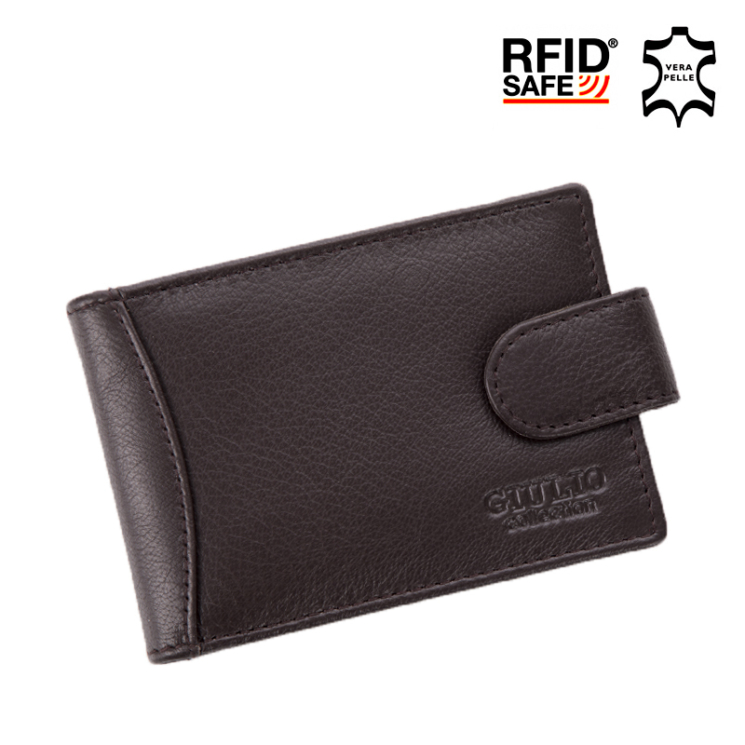 GIULIO COLLECTION puzdro na karty z pravej kože so systémom RFID