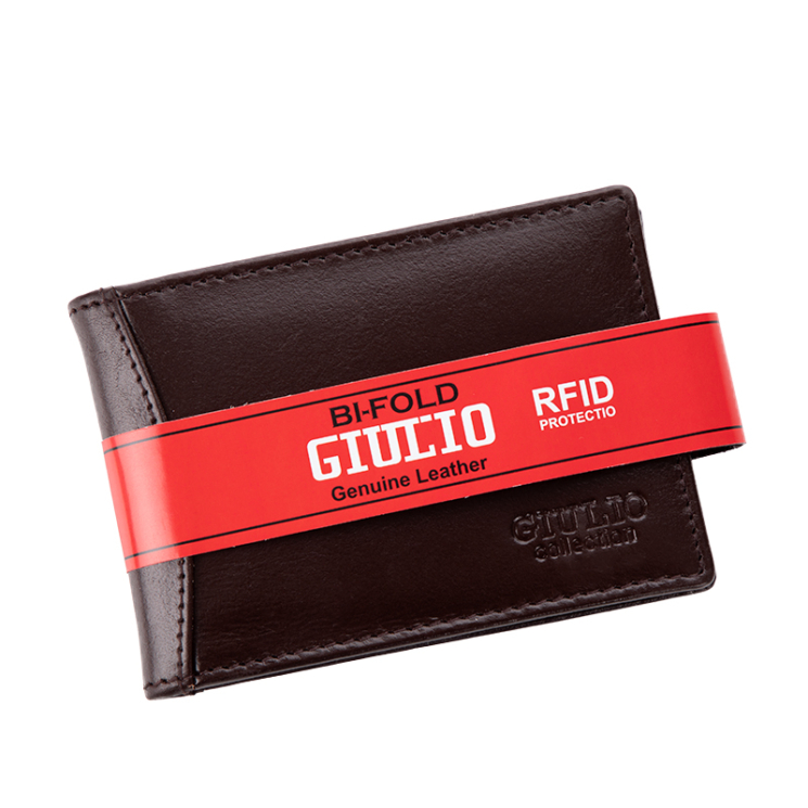 GIULIO COLLECTION puzdro na karty z pravej kože so systémom RFID 