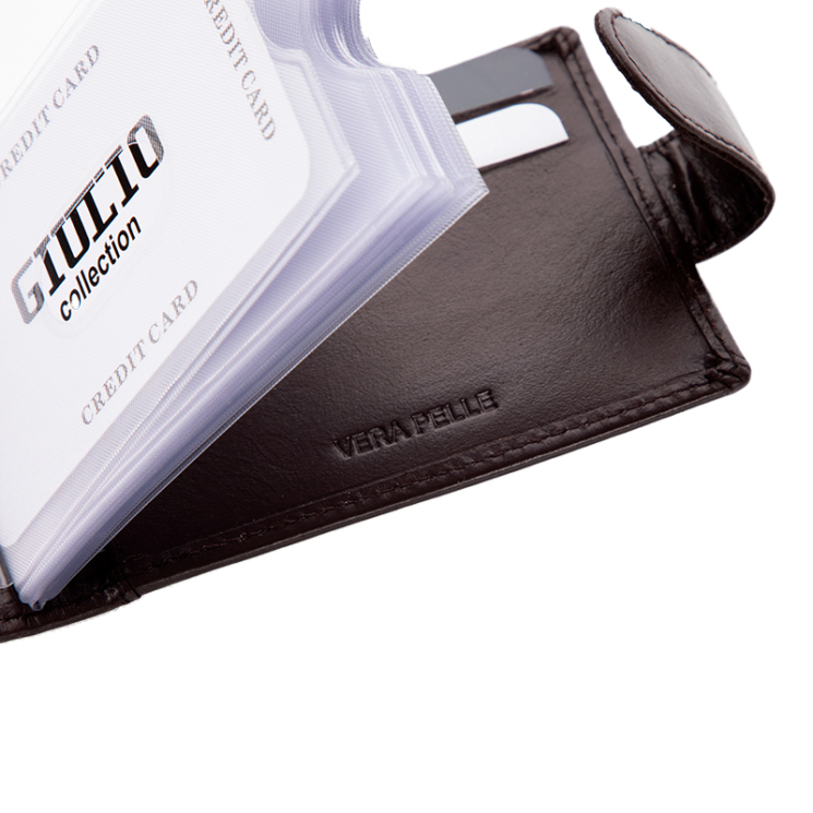 GIULIO COLLECTION puzdro na karty z pravej kože so systémom RFID 