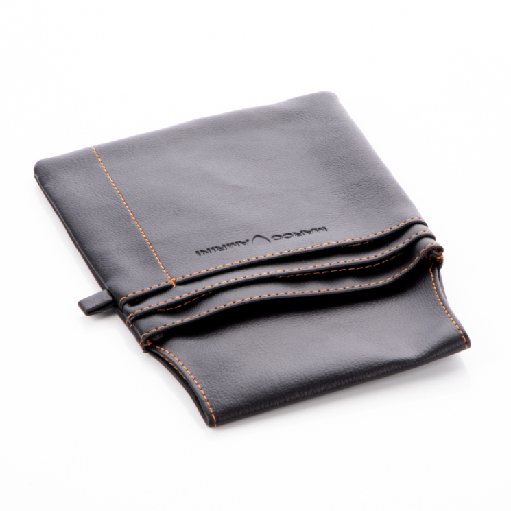 Puzdro na peňaženku v tmavohnedej farbe 63303 Brown