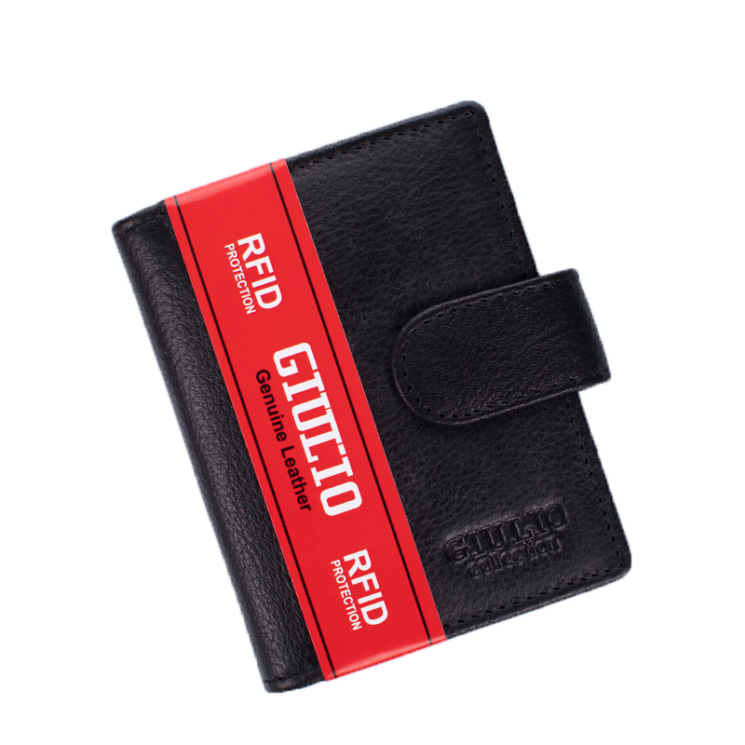GIULIO COLLECTION puzdro na karty z pravej kože so systémom RFID