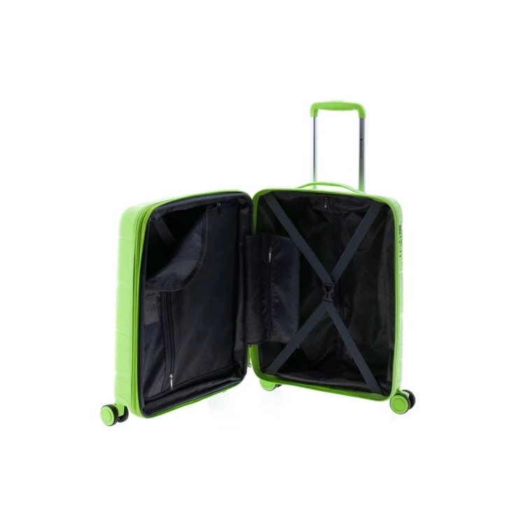 Gladiator Spinner Rozšíriteľný kabínový kufor 55 cm M-0810 Light Green