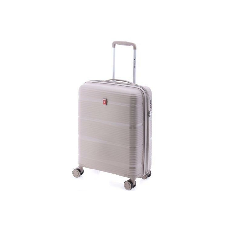Gladiator Spinner Rozšíriteľný kabínový kufor 55 cm M-0810 Beige