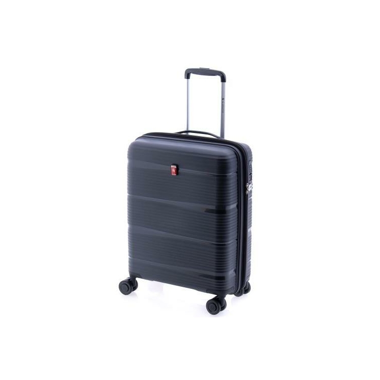 Gladiator Spinner Rozšíriteľný kabínový kufor 55 cm M-0810 Black