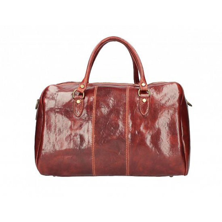 Cestovná taška z pravej kože M8923 Brown 