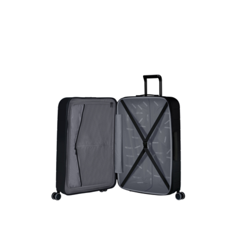 Rozšíriteľný kufor American Tourister Novastream Spinner 77 black