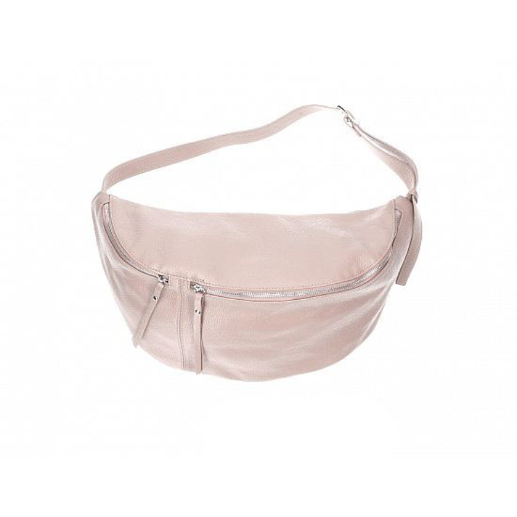 Taška cez rameno z pravej kože TR244 Pink