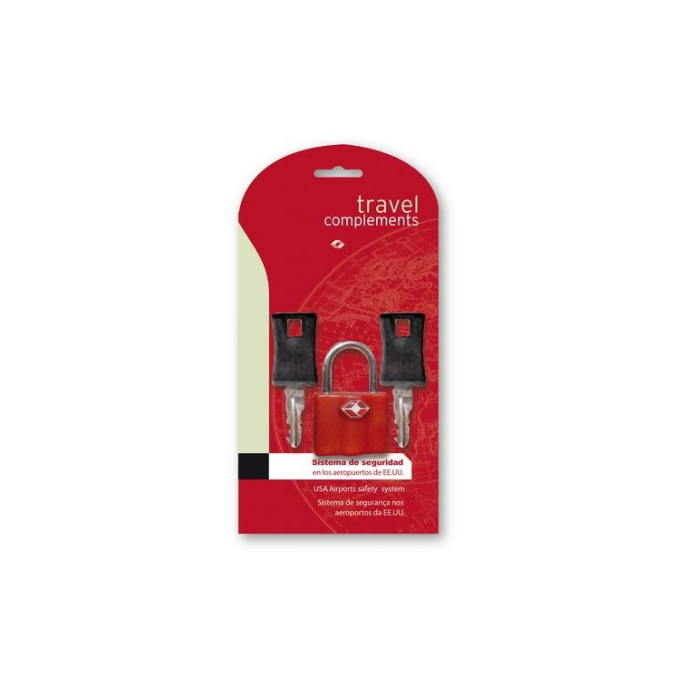 M-004350 Zámok kufra John Travel TSA s kľúčom 