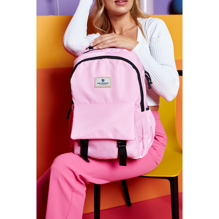 Dámsky veľký mestský batoh Pink