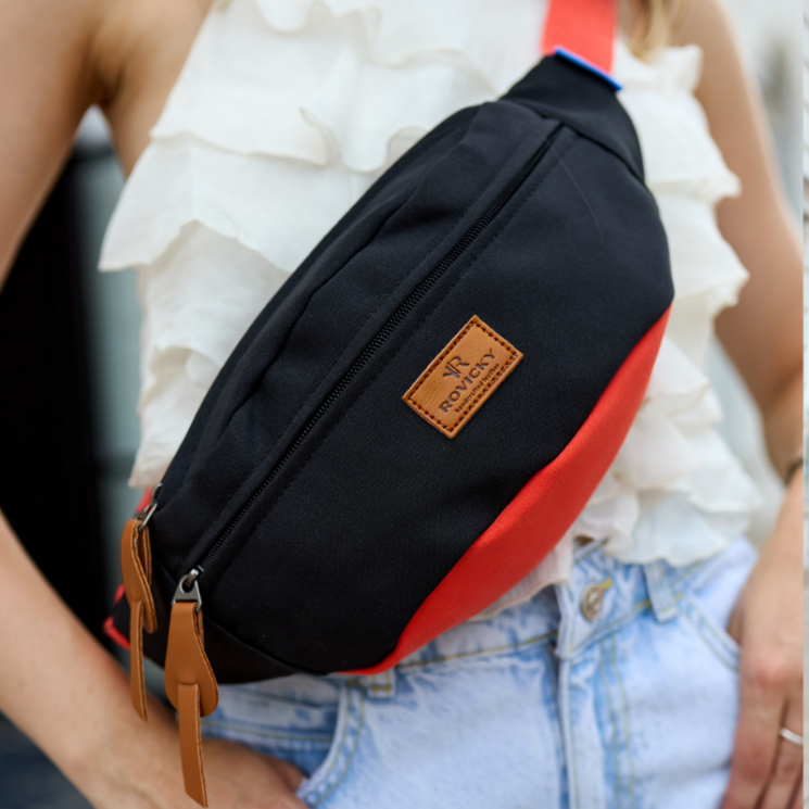 Priestranný dámsky balík Fanny Pack Módna farba