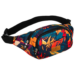 Priestranná dámska taška Fanny Pack s módnym vzorom