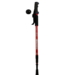 2 červené polstrované turistické palice - nordic walking