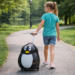 Detský kufor Penguin s kolieskami