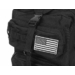 Veľký vojenský batoh v čiernej farbe 38L