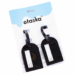 Etaska Premium kožený kufor Tag Black