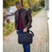 Čierna biznis taška s držiakom na notebook 