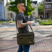 Pánska taška cez rameno AdventureR Khaki Green 