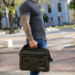 Pánska taška cez rameno AdventureR Khaki Green 