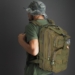 Vojenský turistický batoh v khaki farbe 30L