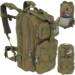 Vojenský turistický batoh v khaki farbe 30L