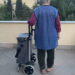 Veľký ultraľahký skladací nákupný vozík na kolieskach 