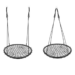 Hojdačka Bocianie hniezdo 100 cm čierna HB23513