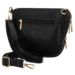 Dámska crossbody taška Peterson v čiernej farbe
