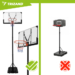 Súprava na hranie s basketbalovým košom a lukom 23415