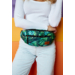 Priestranná dámska taška Fanny Pack s módnym vzorom