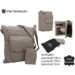 Taška Peterson + peňaženka PTN D72-DS Dark Beige
