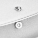 R-XS028-1 Strieborná spojková taška