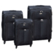 Súprava kufrov PTN 5209-SET Black+Black