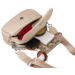 Dámska kabelka PU R-074-02 L.Beige