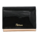 Dámska kožená peňaženka PTN 1N-445 Black+R.Gold